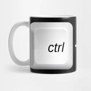 keyboard shortcut ctrl+Z fashion design Mug